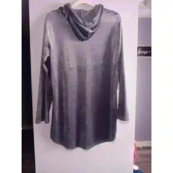 Alfani‎ Intimates Pullover Gray Hoodied Sweatshirt, Medium - Picture 6 of 6